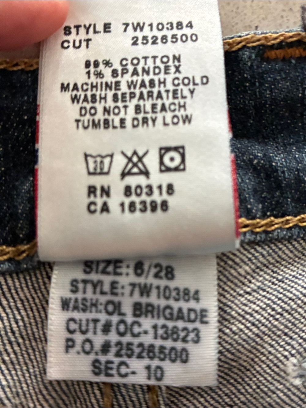 Lucky Brand Straight Leg Jeans in Dark Blue Wash - Picture 3 of 7